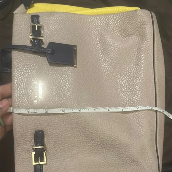 Kate Spade Yellow and tan Crossbody Bag with Structured Design - Picture 11 of 16